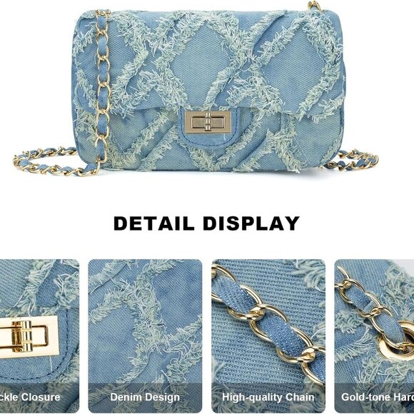 Quilted Crossbody Bags for Women, Small Soft Shoulder Handbags, Ladies Mini Vega - Picture 3 of 6